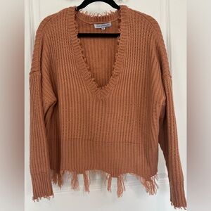 Gorgeous Terracotta Boutique Sweater. Size M